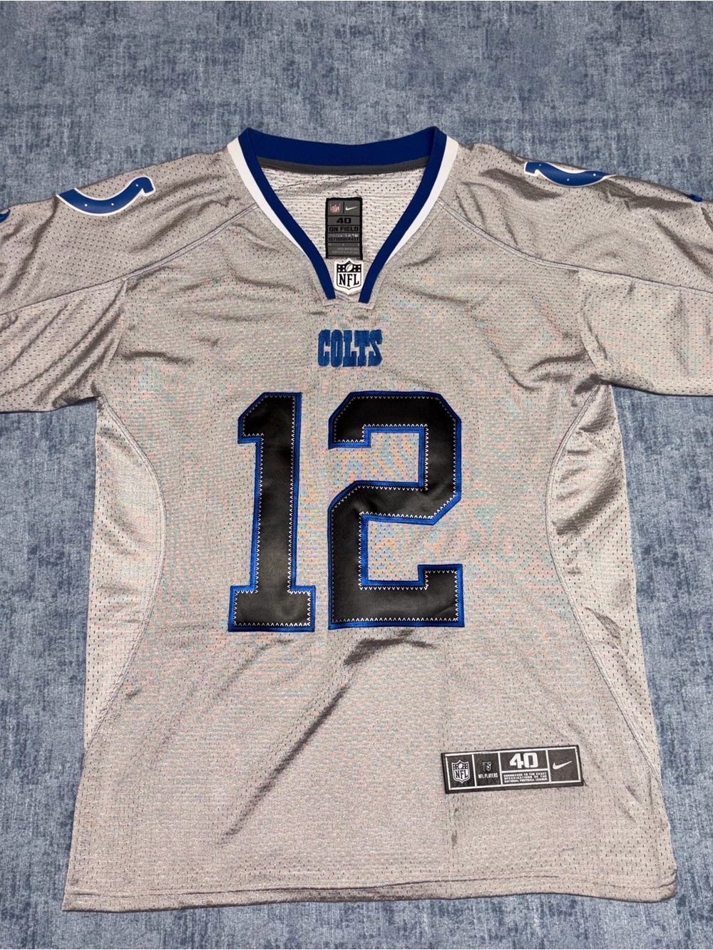 Indianapolis Colts Andrew Luck Authentic Nike 30th Anniversary Jersey Size 40